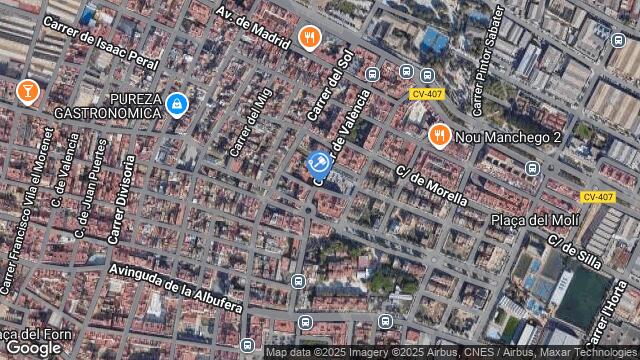 Ubicación de la subastas Subasta de vivienda en SEDAVI