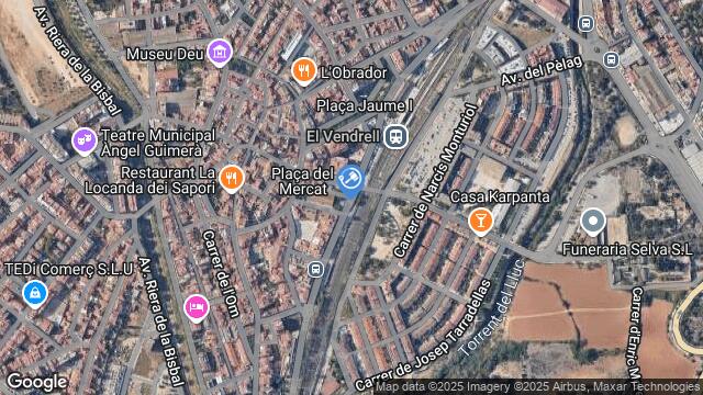 Ubicación de la subastas Subasta de vivienda en El Vendrell
