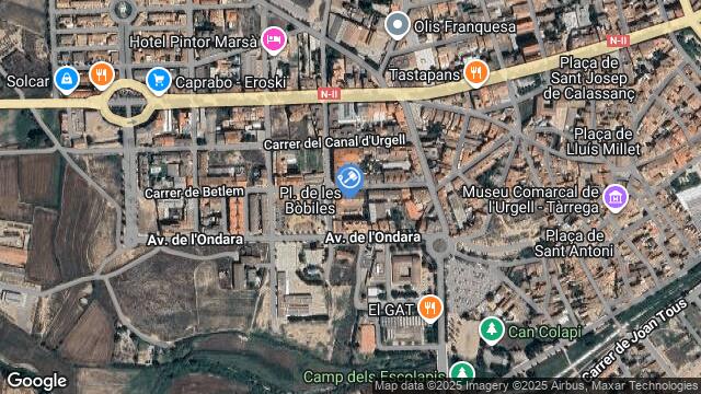 Ubicación de la subastas Subasta de local comercial en TARREGA