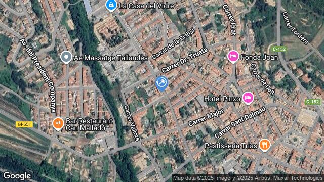 Ubicación de la subastas Subasta de vivienda en Santa Coloma de Farners