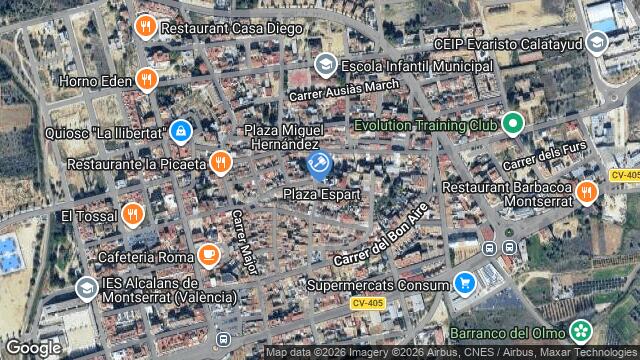 Ubicación de la subastas Subasta de finca rústica en Montserrat