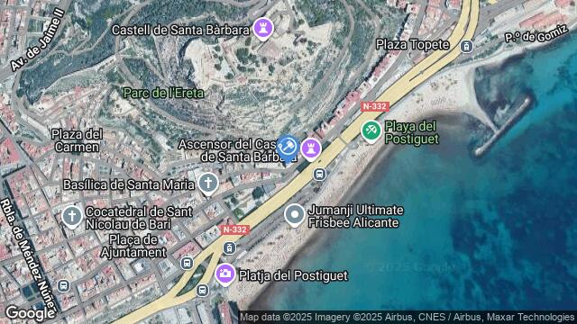 Ubicación de la subastas Subasta de vivienda en Alicante