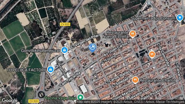 Ubicación de la subastas Subasta de vivienda en BENEJUZAR