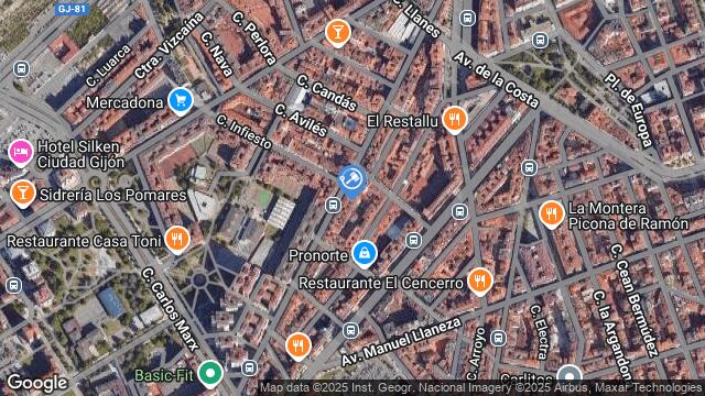 Ubicación de la subastas Subasta de vivienda en GIJON