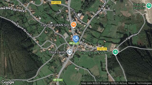 Ubicación de la subastas Subasta de lg os pedrouzos-a pedra ( cariÑo) en CARIÑO