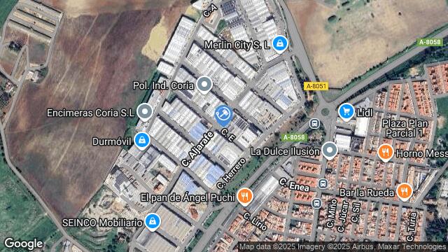 Ubicación de la subastas Subasta de vivienda en CORIA DEL RIO