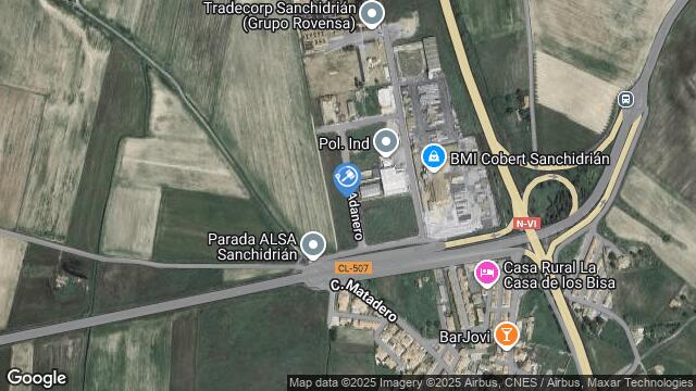 Ubicación de la subastas Subasta de solar en SANCHIDRIAN