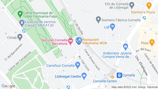 Ubicación de la subastas Subasta de garaje en CORNELLA DE LLOBREGAT