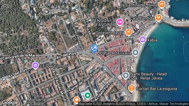 Ubicación de la subastas Subasta de garaje en XABIA-JAVEA