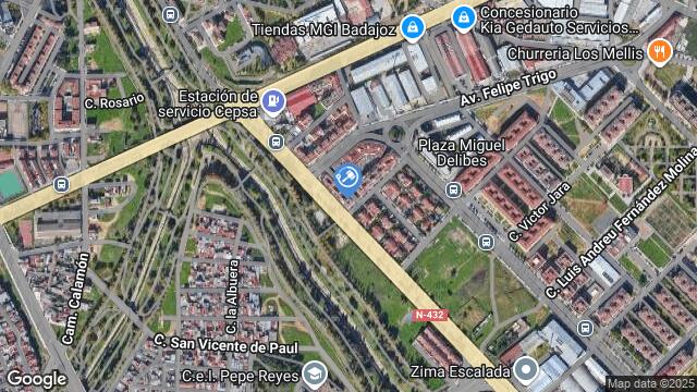 Ubicación de la subastas Subasta de local comercial en BADAJOZ