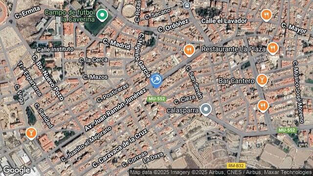 Ubicación de la subastas Subasta de garaje en Calasparra