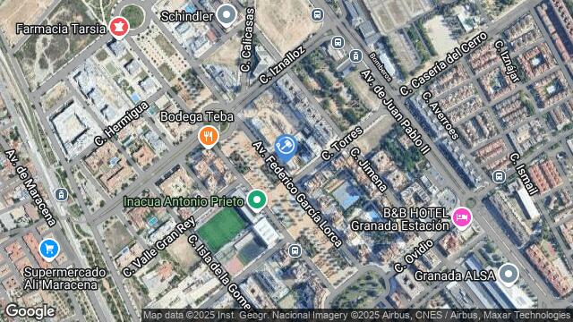 Ubicación de la subastas Subasta de local comercial en GRANADA