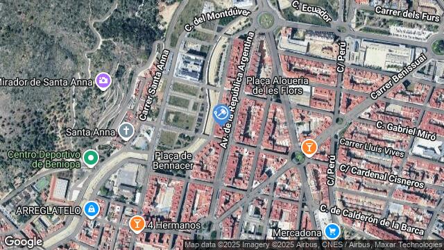 Ubicación de la subastas Subasta de garaje en GANDIA