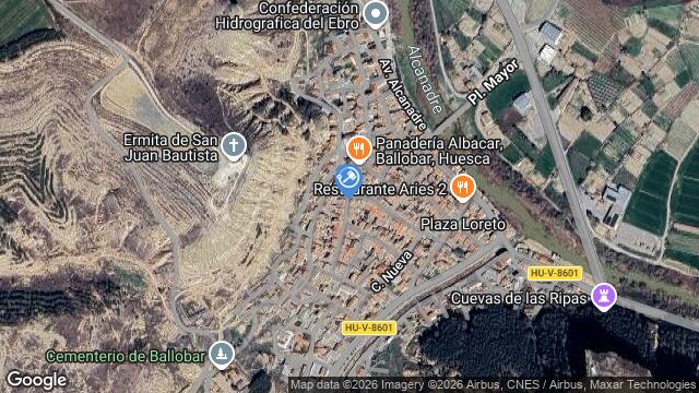 Ubicación de la subastas Subasta de ptda. omprio  ( ballobar - huesca) en HUESCA