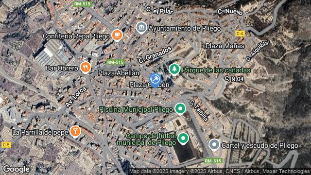 Ubicación de la subastas Subasta de paraje bancales hondos  ( pliego - murcia) en MURCIA