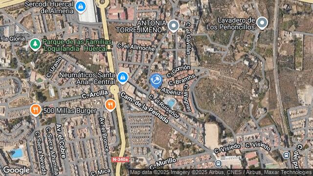 Ubicación de la subastas Subasta de garaje en HUERCAL DE ALMERIA