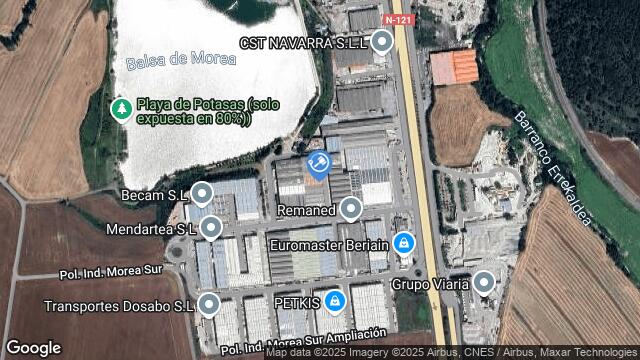Ubicación de la subastas Subasta de pg industrial morea sur ( beriÁin) en BERIÁIN