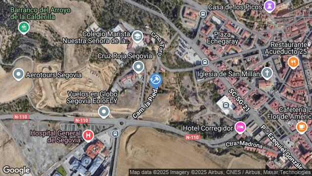 Ubicación de la subastas Subasta de solar en SEGOVIA