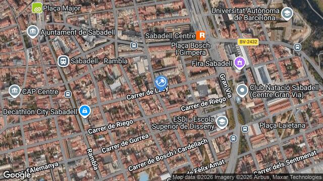 Ubicación de la subastas Subasta de garaje en SABADELL