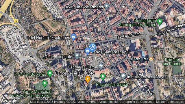 Ubicación de la subastas Subasta de vivienda en L'HOSPITALET DE LLOBREGAT