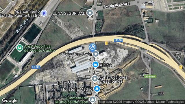 Ubicación de la subastas Subasta de nave industrial en LEON