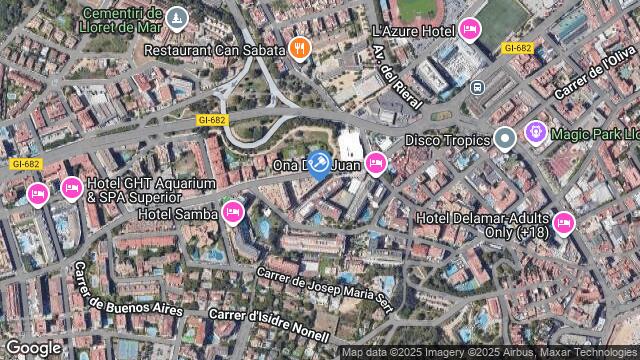 Ubicación de la subastas Subasta de garaje en LLORET DE MAR