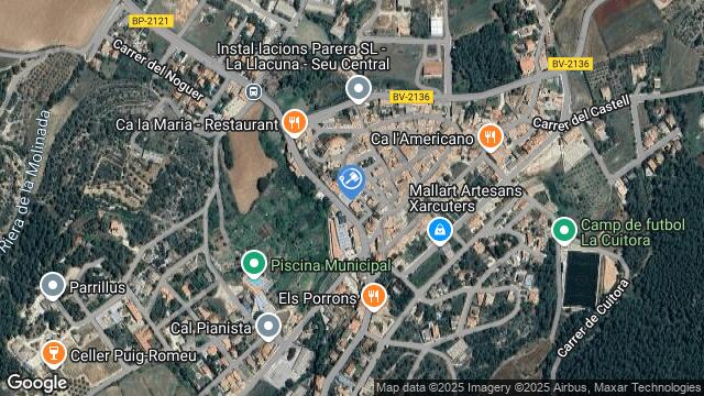 Ubicación de la subastas Subasta de otros en LA LLACUNA