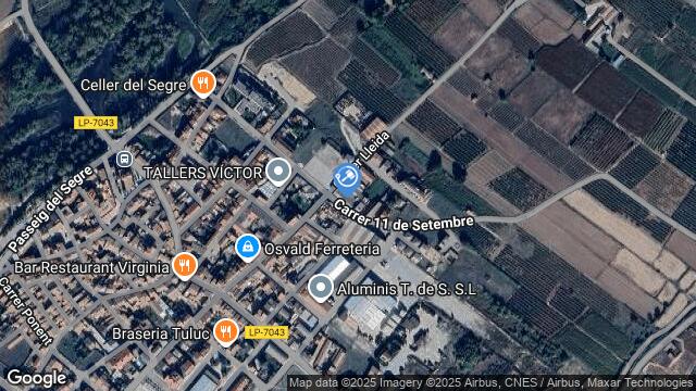 Ubicación de la subastas Subasta de otros en TORRES DE SEGRE