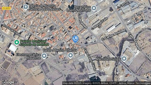 Ubicación de la subastas Subasta de finca rústica en Monforte del Cid