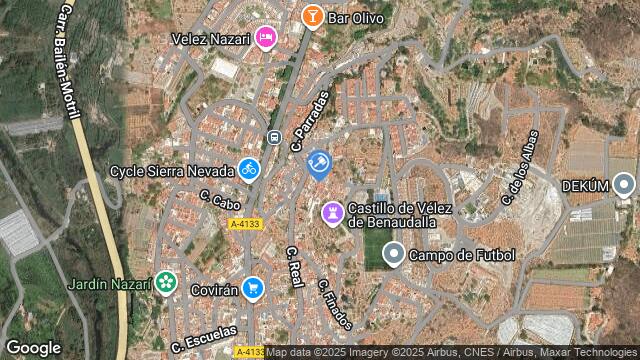 Ubicación de la subastas Subasta de solar en VELEZ DE BENAUDALLA