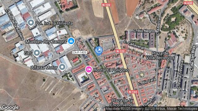 Ubicación de la subastas Subasta de garaje en ZAMORA
