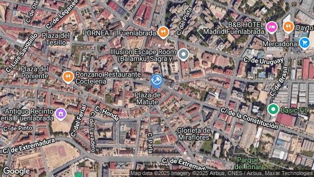 Ubicación de la subastas Subasta de garaje en FUENLABRADA