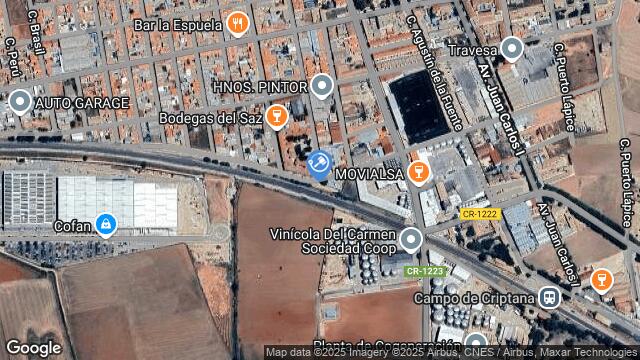 Ubicación de la subastas Subasta de vivienda en Campo de Criptana