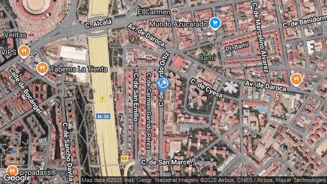 Ubicación de la subastas Subasta de garaje en MADRID