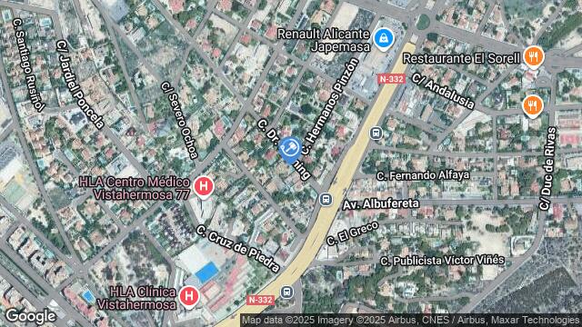 Ubicación de la subastas Subasta de cl doctor fleming en Alicante