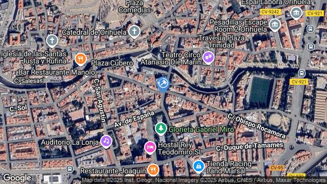 Ubicación de la subastas Subasta de vivienda en ORIHUELA