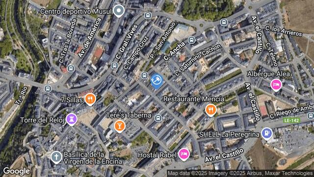 Ubicación de la subastas Subasta de vivienda en Ponferrada