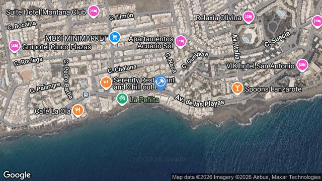 Ubicación de la subastas Subasta de local comercial en Puerto del Carmen