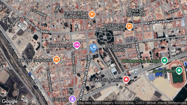 Ubicación de la subastas Subasta de av reyes catolicos ( jumilla) en JUMILLA