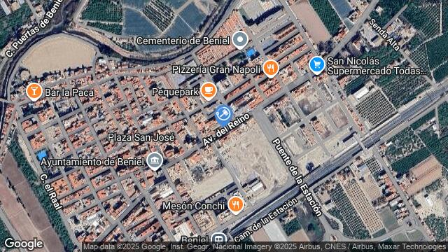 Ubicación de la subastas Subasta de vivienda en Beniel