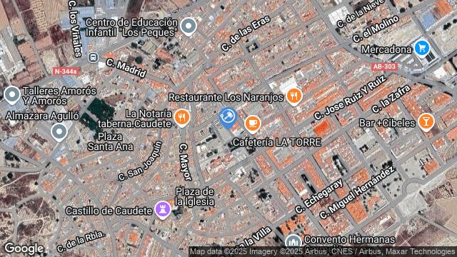 Ubicación de la subastas Subasta de rustica de 49,52 areas  ( caudete - albacete) en ALBACETE