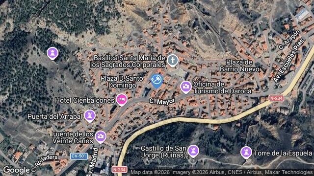 Ubicación de la subastas Subasta de finca rústica en DAROCA