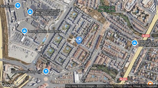 Ubicación de la subastas Subasta de garaje en ORIHUELA