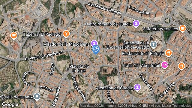 Ubicación de la subastas Subasta de zz parcela a. u.e 5.1  pgou ( guadix) en GUADIX