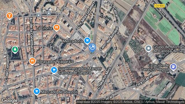 Ubicación de la subastas Subasta de finca rústica en Callosa de Segura