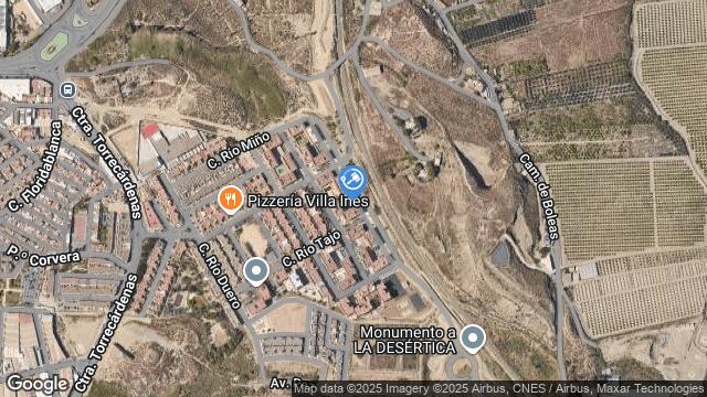 Ubicación de la subastas Subasta de garaje en HUERCAL DE ALMERIA