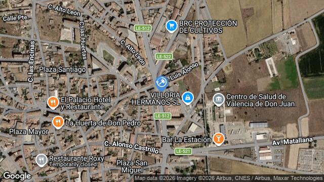 Ubicación de la subastas Subasta de av rey juan carlos i ( valencia de don juan) en VALENCIA DE DON JUAN