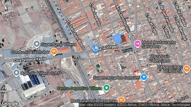 Ubicación de la subastas Subasta de vivienda en VILLENA