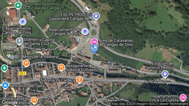 Ubicación de la subastas Subasta de garaje en Cangas de Onís