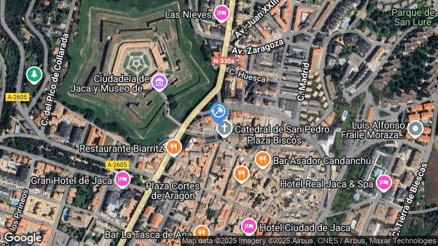 Ubicación de la subastas Subasta de garaje en JACA